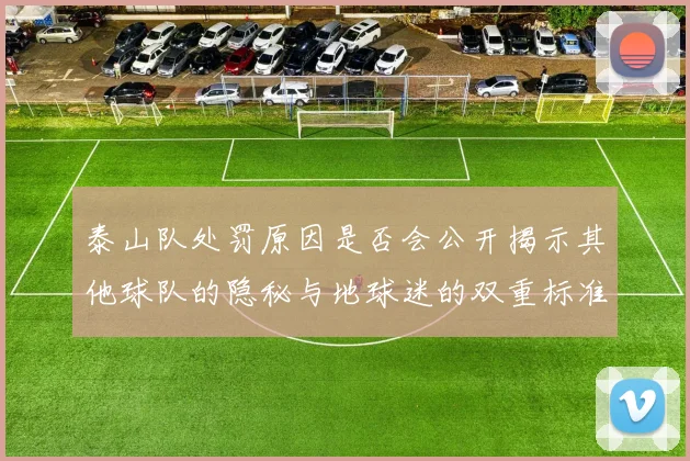泰山队处罚原因是否会公开揭示其他球队的隐秘与地球迷的双重标准